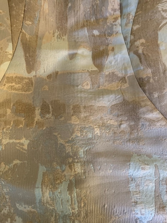 Lafayette 148 New York Taupe Jacquard Midi Sheath Dress - Picture 11 of 11